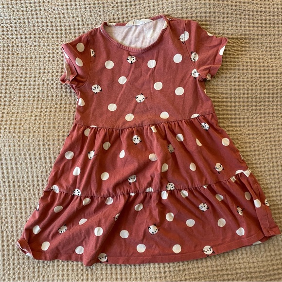 Girls 6-7 bundle fur jacket and dresses - Picture 2 of 4